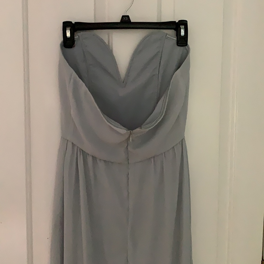 Tobi light blue strapless dress - Picture 6 of 7